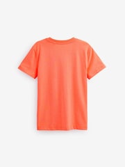 Multi Fluro Short Sleeves T-Shirts 4 Pack (3-16yrs) - Image 2 of 2
