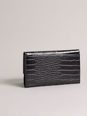 Ted Baker Black Travelz Passport Holder Travel Wallet - Image 2 of 4