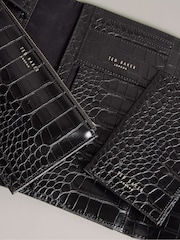 Ted Baker Black Travelz Passport Holder Travel Wallet - Image 3 of 4