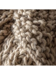 Gallery Home Natural Moss Chunky Knitted Throw - Image 4 of 5
