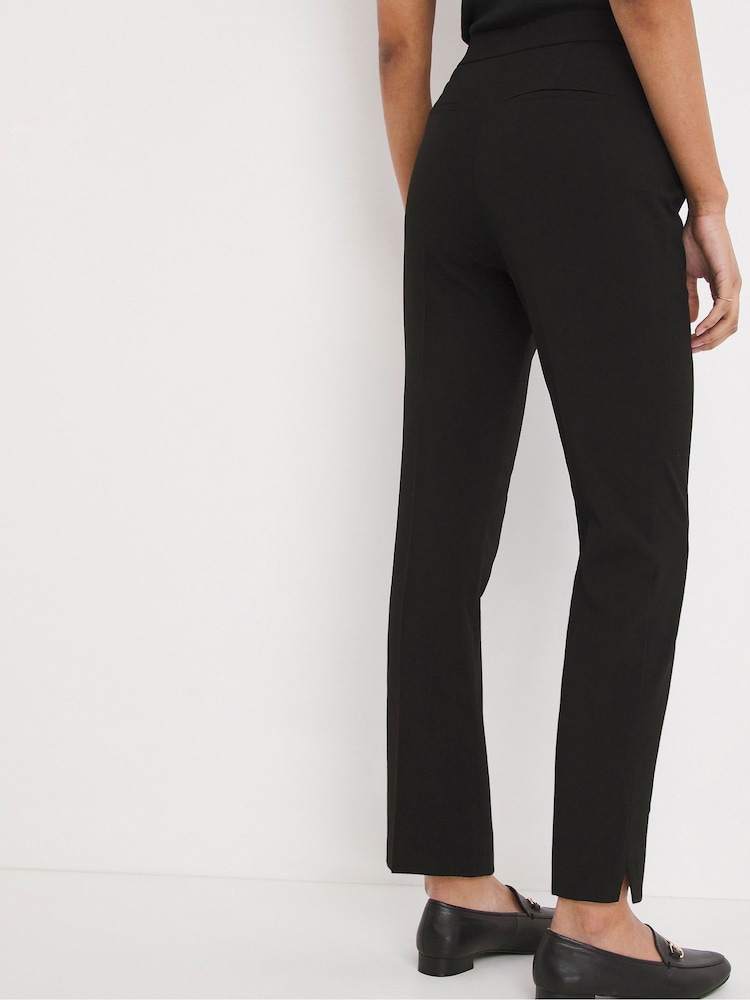 JD Williams Black Short Length Magisculpt Tapered Trousers - Image 2 of 3