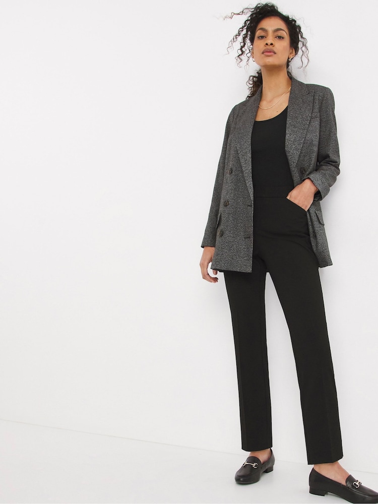 JD Williams Black Short Length Magisculpt Tapered Trousers - Image 3 of 3