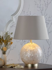 Laura Ashley Cream Mathern Complete Table Lamp - Image 1 of 4