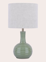 Laura Ashley Green Padley Table Lamp - Image 3 of 4