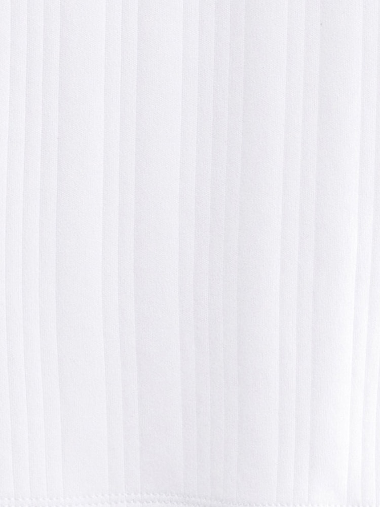 White Short Sleeve Zip Neck Textured Polo Shirt (3-16yrs) - Image 4 of 4 White Short Sleeve Zip Neck Textured Polo Shirt (3-16yrs) - Image 4 of 4