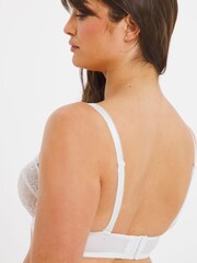 Soutien-gorge Blanc à armatures multi-voies Simply Be Ella Dentelle - Image 2 de 4
