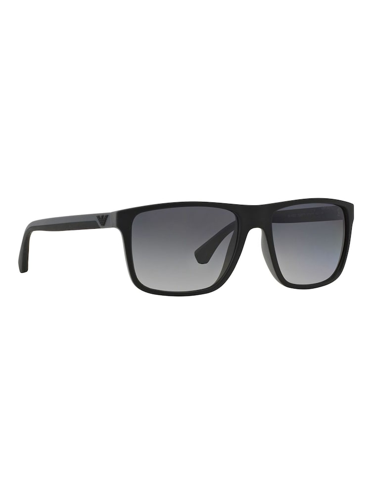 Emporio Armani Black Polarised Lens Sunglasses - Image 1 of 12