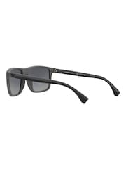 Emporio Armani Black Polarised Lens Sunglasses - Image 6 of 12