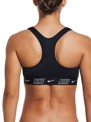 Nike Black Logo Tape Racerback Bikini Top - Image 2 of 4