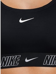 Nike Black Logo Tape Racerback Bikini Top - Image 4 of 4