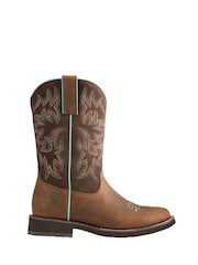 Ariat Delilah Brown Round Toe Boots - Image 1 of 4