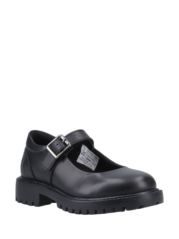 Hush Puppies Black Aurora Junior School Shoes - Image 1 of 4