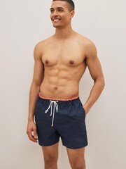 Navy Blue Premium Swim Shorts - Image 1 of 6
