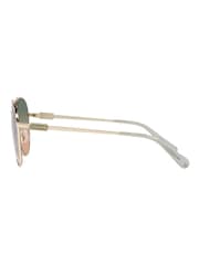 Coach Cd474 Pilotensonnenbrille, Gold - Bild 10 von 12