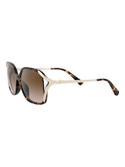 Coach Brown L1116 Round Sunglasses - Image 12 of 12