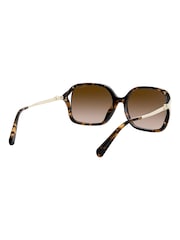 Coach Brown L1116 Round Sunglasses - Image 8 of 12