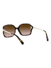 Coach Brown L1116 Round Sunglasses - Image 9 of 12