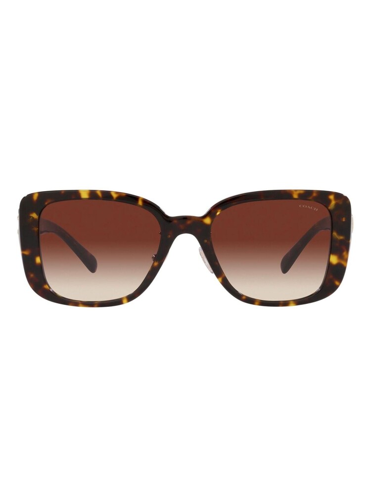 Coach Brown CD472 Rectangular Sunglasses - Image 2 of 12
