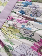 Laura Ashley Multi Floral Girls Pointon Fields Taffeta Floral Prom Dress - Image 10 of 12
