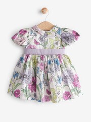 Laura Ashley Multi Floral Girls Pointon Fields Taffeta Floral Prom Dress - Image 7 of 12