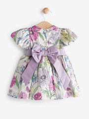 Laura Ashley Multi Floral Girls Pointon Fields Taffeta Floral Prom Dress - Image 8 of 12