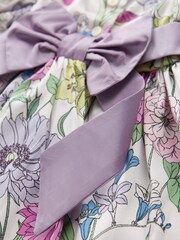 Laura Ashley Multi Floral Girls Pointon Fields Taffeta Floral Prom Dress - Image 9 of 12