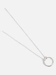 Accessorize Sterling Silver Perfect Circle Necklace - Image 1 of 1