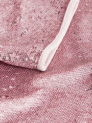 Reiss Pink Elsie Senior Sequin T-Shirt Blouse - Image 6 of 6
