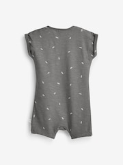 Monochrome Safari Baby Romper 3 Pack (0mths-3yrs) - Image 2 of 5