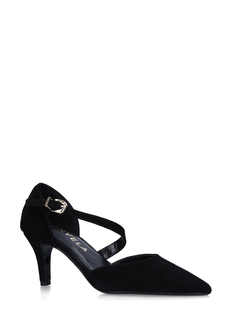 Carvela Comfort Flute Heel Black Shoes - Image 2 of 5