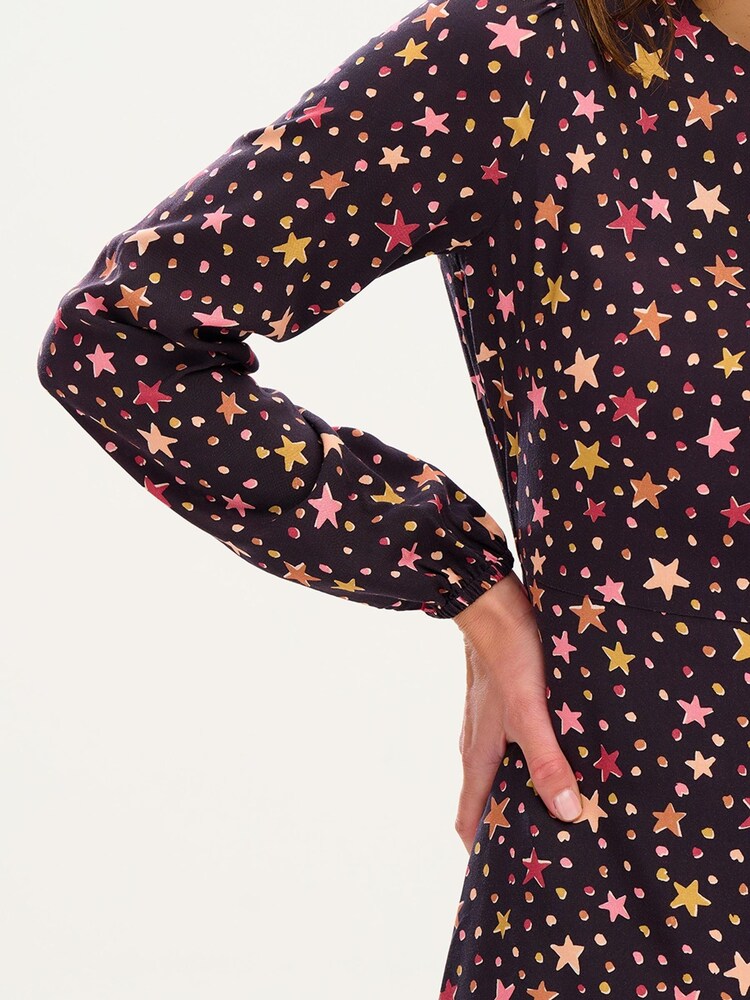 Sugarhill Brighton Juliette Black Cutout Stars Dress - Image 4 of 5