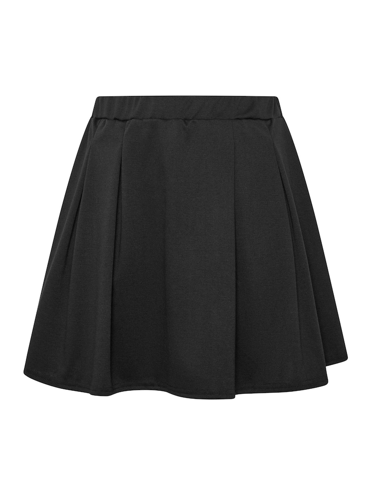 Yours Curve Black Limited Pleated Mini Skirt - Image 5 of 5