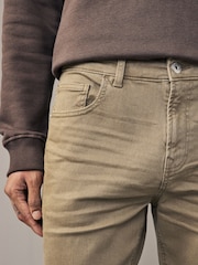 Tan Brown Slim Fit Coloured Stretch Jeans - Image 5 of 10