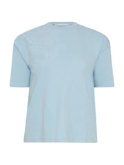 PixieGirl Petite Blue Puff Paisley Short Sleeve T-Shirt - Image 5 of 5