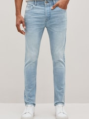 Bleach Blue Skinny Soft Touch Stretch Jeans - Image 1 of 6