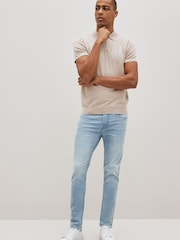 Bleach Blue Skinny Soft Touch Stretch Jeans - Image 2 of 6