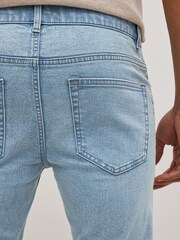 Bleach Blue Skinny Soft Touch Stretch Jeans - Image 3 of 6