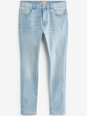 Bleach Blue Skinny Soft Touch Stretch Jeans - Image 4 of 6