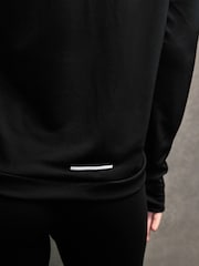 Nike Black Dri-FIT Pacer Half Zip Running Top - Image 7 of 9