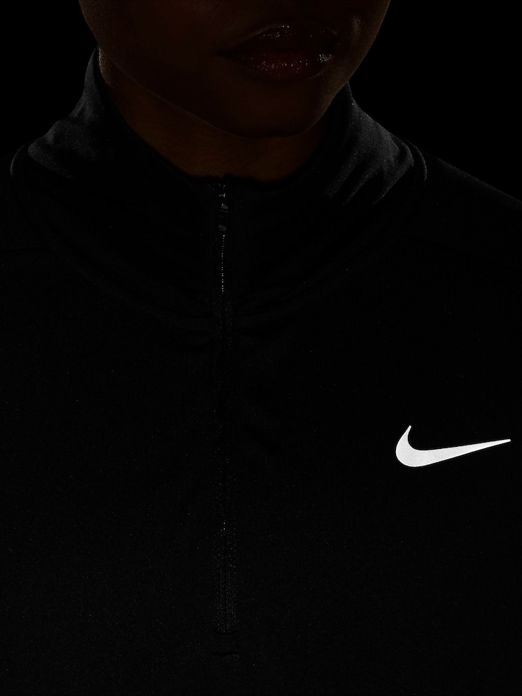 Nike Black Dri-FIT Pacer Half Zip Running Top - Image 9 of 9