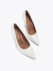 Carvela White Incanto Court Shoe - Image 2 of 4