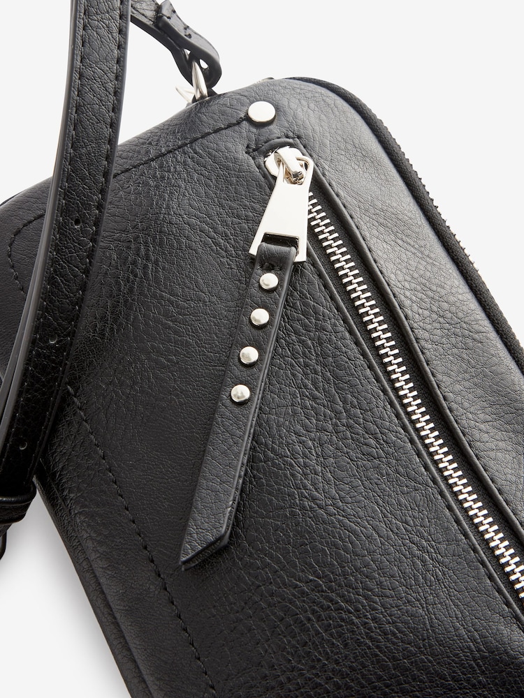 Black Utility Stud Cross-Body Bag - Image 11 of 11