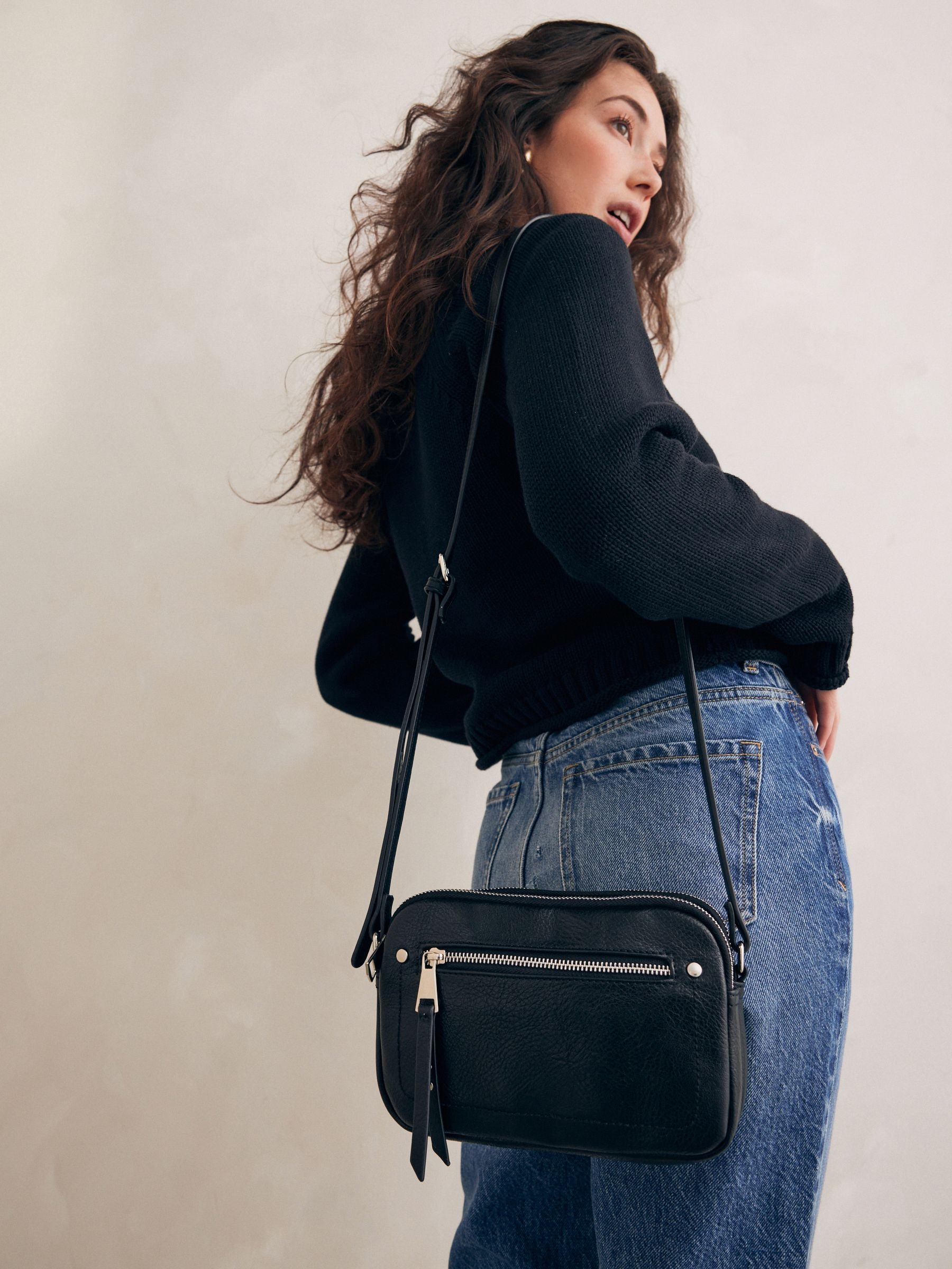 Buy Black Utility Stud Cross-Body Bag from Next Germany