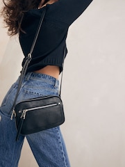 Black Utility Stud Cross-Body Bag - Image 5 of 11