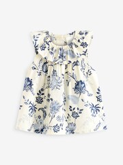 modra - Bluza z volančnim ovratnikom (3mesecev-7leto) - Slika 4 iz 5