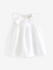 White Frill Collar Blouse (3mths-7yrs) - Image 7 of 8