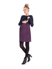 Seraphine  BlueMaternity And Nursing Knitted Bodice Dress - Image 2 of 4