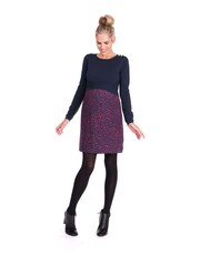 Seraphine  BlueMaternity And Nursing Knitted Bodice Dress - Image 3 of 4