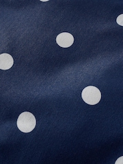 Catherine Lansfield Blue Brushed Spot Pillowcases Set of 2 - Image 2 of 3