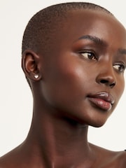 Ted Baker Silver Tone HARLY:  Tiny Heart Stud Earrings - Image 5 of 7